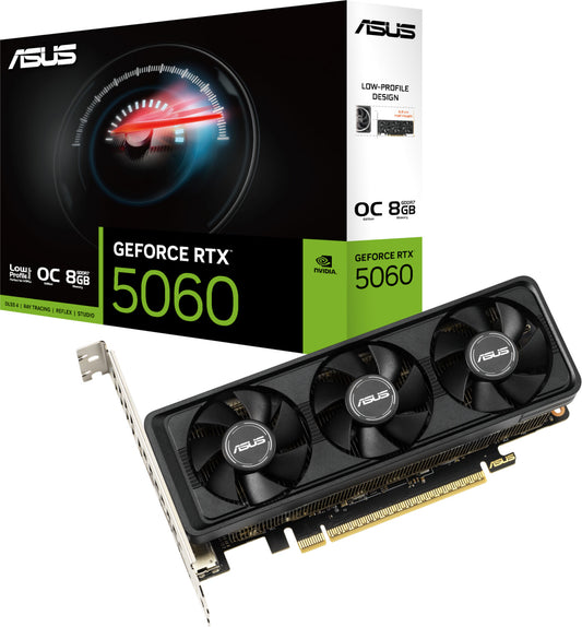ASUS GeForce RTX 5060 8GB Graphics Card RTX5060-O8G-LP-BRK GDDR7 DP/HDMI