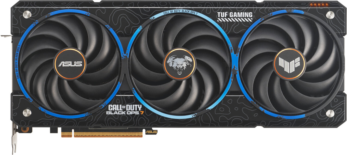 ASUS TUF Gaming Radeon RX 9070 XT COD BO7 Special Edition TUF-RX9070XT-O16G-COD-BO7 16GB GDDR6 graphics card, HDMI, 3x DP