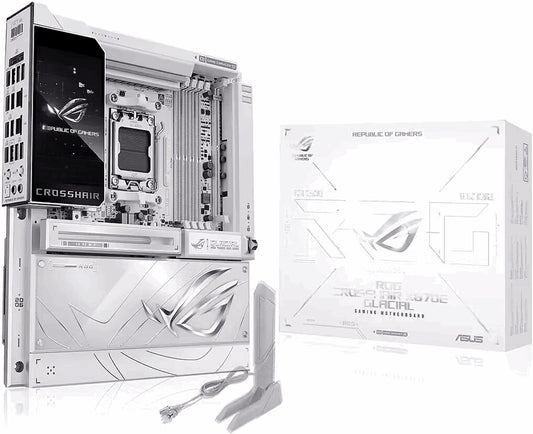 ASUS ROG CROSSHAIR X870E GLACIAL WIFI7 ATX motherboard AM5 USB4