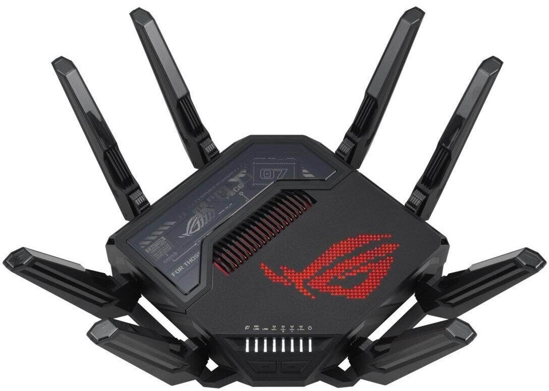 ASUS ROG Rapture GT-BE98 Quad-Band WiFi 7 Gaming Router 10G Ports Aura RGB