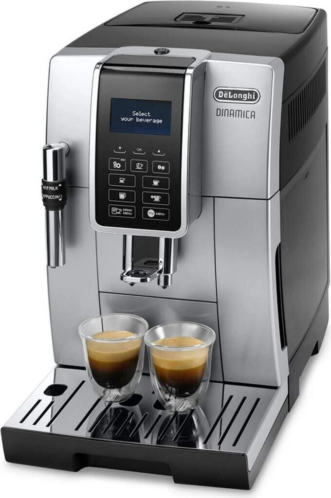 DeLonghi ECAM 350.35.SB Dinamica Fully Automatic Coffee Machine Silver/Black