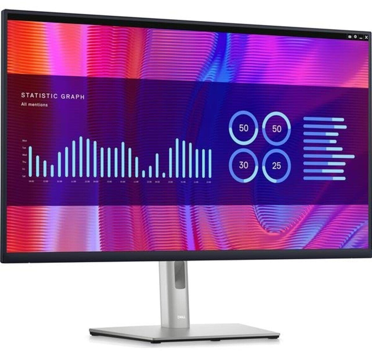 DELL P3223DE 80cm (31.5") WQHD IPS Monitor HDMI/DP/USB-C/LAN Pivot HV