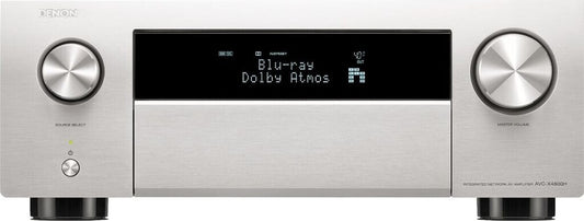 Denon AVC-X4800H SILVER Amplificatore AV 8K a 9.2 canali con audio 3D HEOS