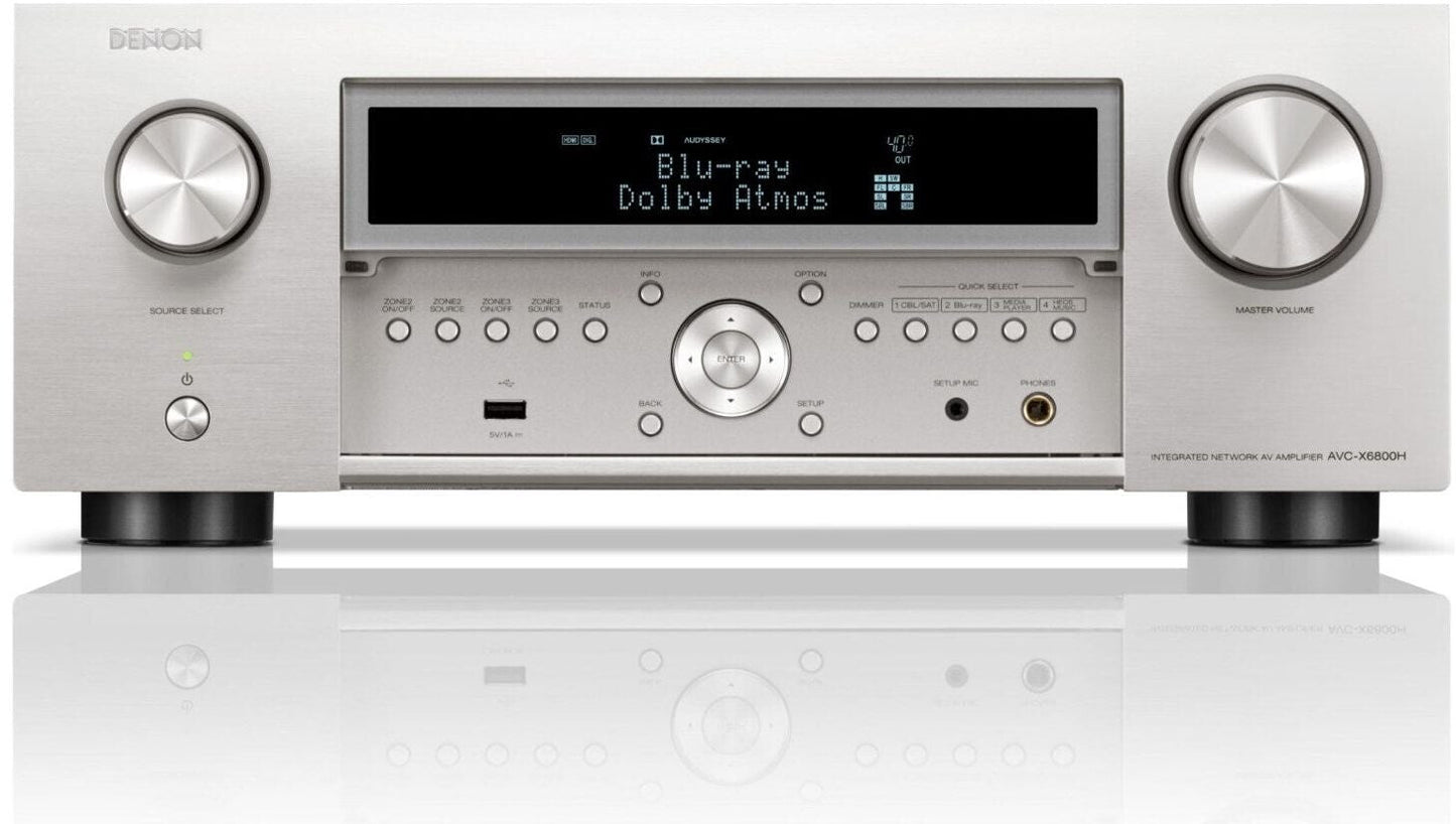 Denon AVC-X6800H silber