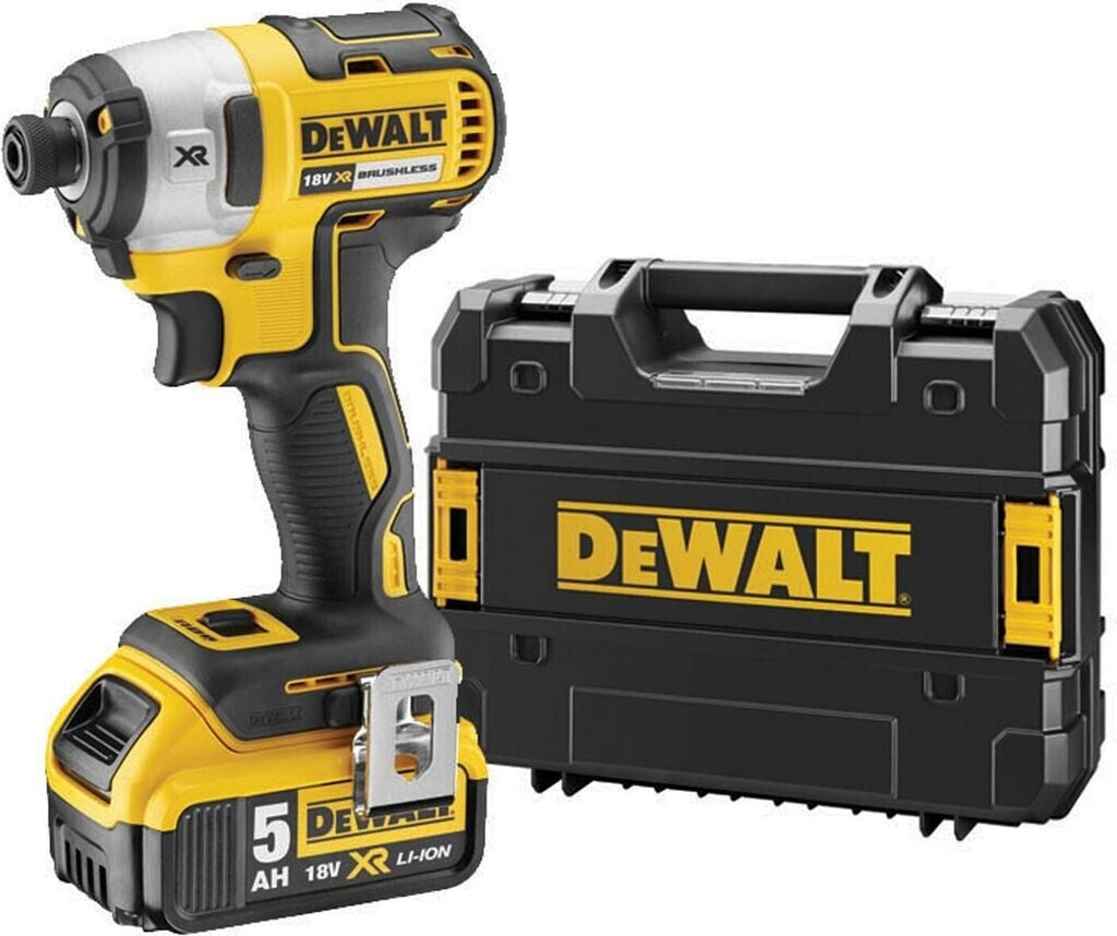 DeWalt DCF887P2 Avvitatore ad impulsi 1/4" 18V XR Brushless 3 velocità con due batterie