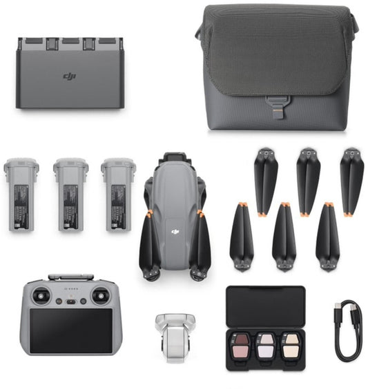 DJI Air 3S Fly More Combo Drone with DJI RC 2 Remote Controller Dual Camera Lidar