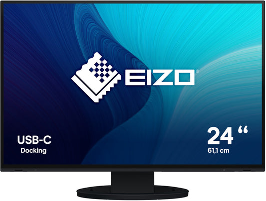 EIZO FlexScan EV2485-BK 61,1m (24,1") WUXGA IPS Monitor DP/HDMI/USB-C Pivot