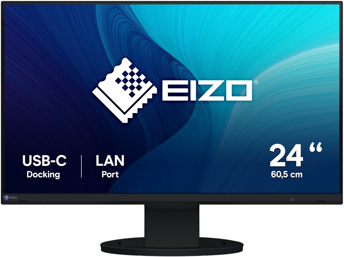 EIZO FlexScan EV2490-BK 60,5m (23,8) Full HD IPS Monitor DP/HDMI/USB-C Pivot HV