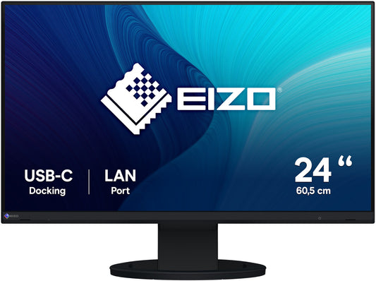 EIZO FlexScan EV2490-BK 60,5m (23,8) Full HD IPS Monitor DP/HDMI/USB-C Pivot HV