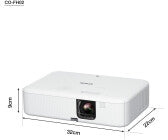 Epson CO-FH02 Proiettore Home Cinema 3000 lumen (Full-HD, HDMI, USB, WLAN, Android TV, altoparlanti)