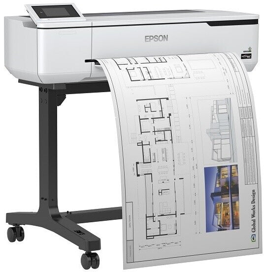 Epson SureColor SC-T3100 Large Format Ink Printer (A1, 61.0cm, 24 inch, USB, LAN, WLAN, with stand)