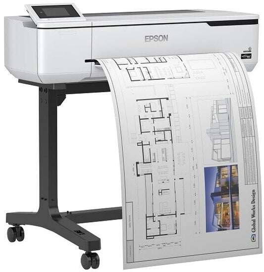 Epson SureColor SC-T3100 Large Format Ink Printer (A1, 61.0cm, 24 inch, USB, LAN, WLAN, with stand)