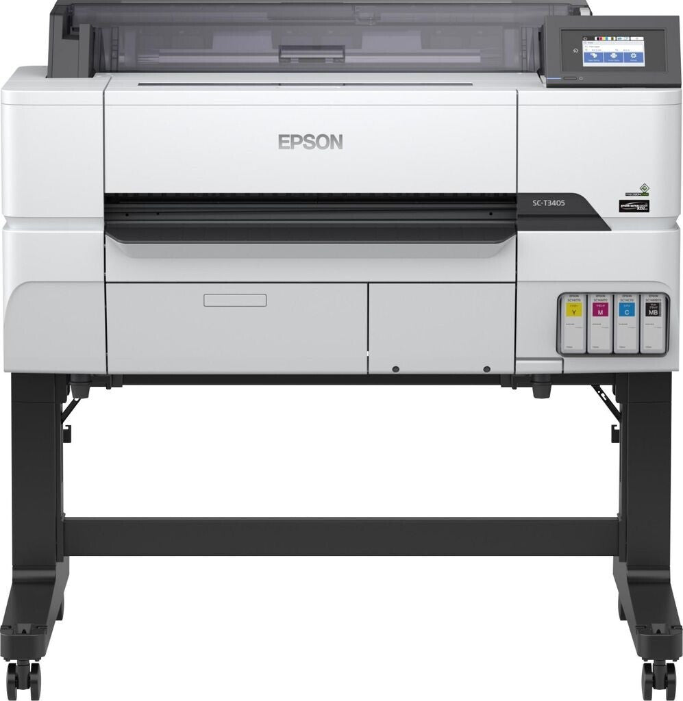 Epson SureColor SC-T3405 Imprimante grand format à jet d'encre (A1, 61 cm, WLAN, LAN, USB, avec support)