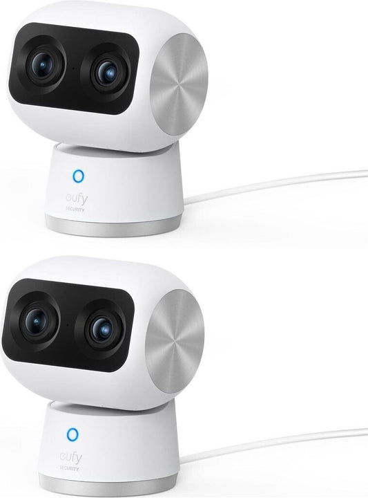 eufyCam 3 4K 2+1 security camera incl. eufy S350 4K 360 Dual Cam Indoor Night Vision security camera