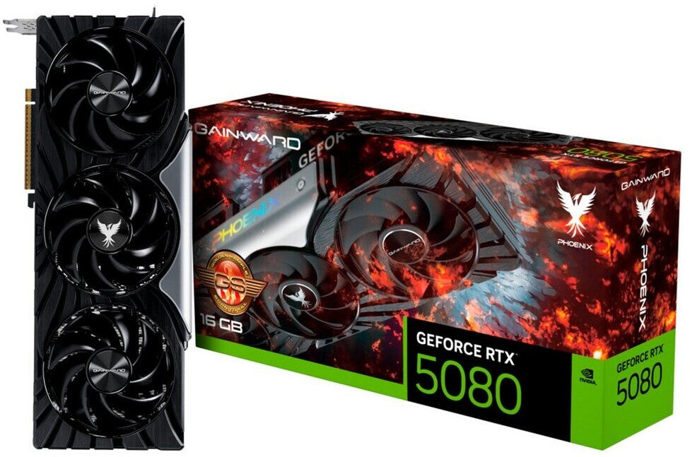 GAINWARD GeForce RTX 5080 Phoenix GS 16GB GDDR7 graphics card HDMI/3xDP