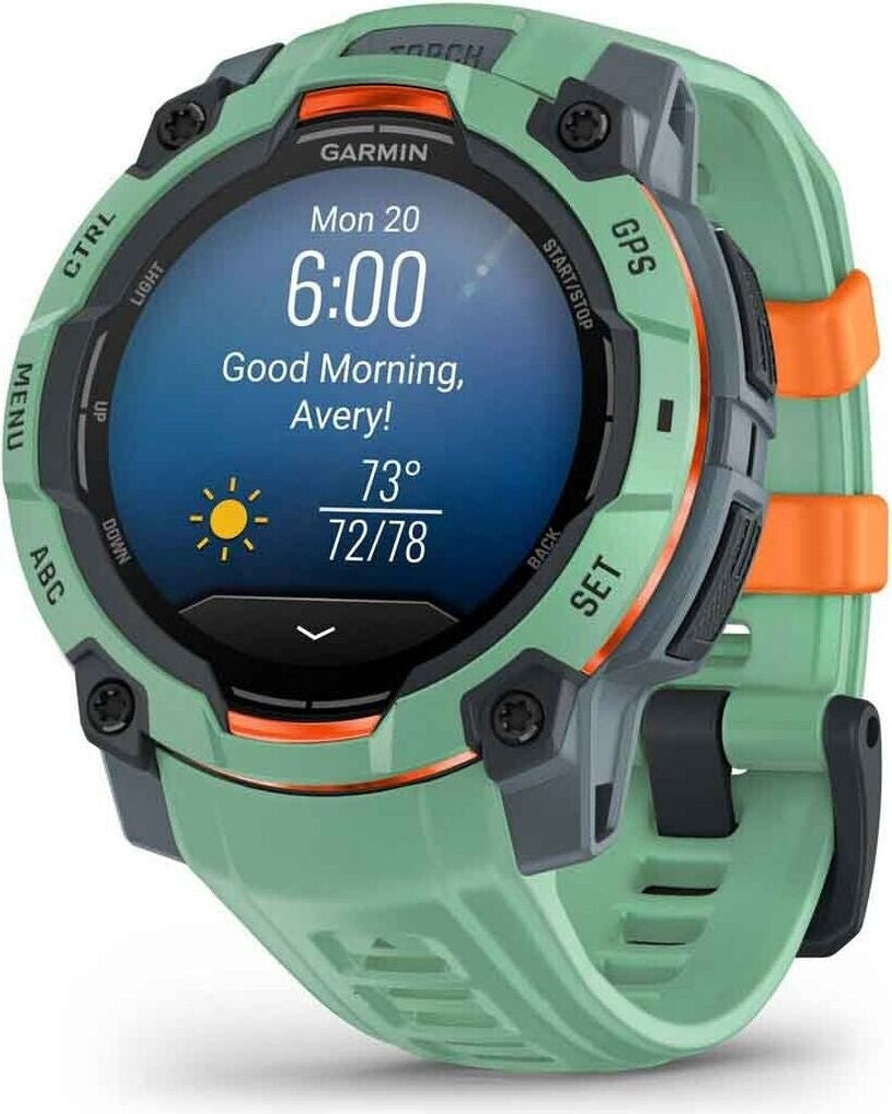 Garmin INSTINCT 3 Amoled Twilight/ Neo Tropic 45mm Montre connectée Multisports