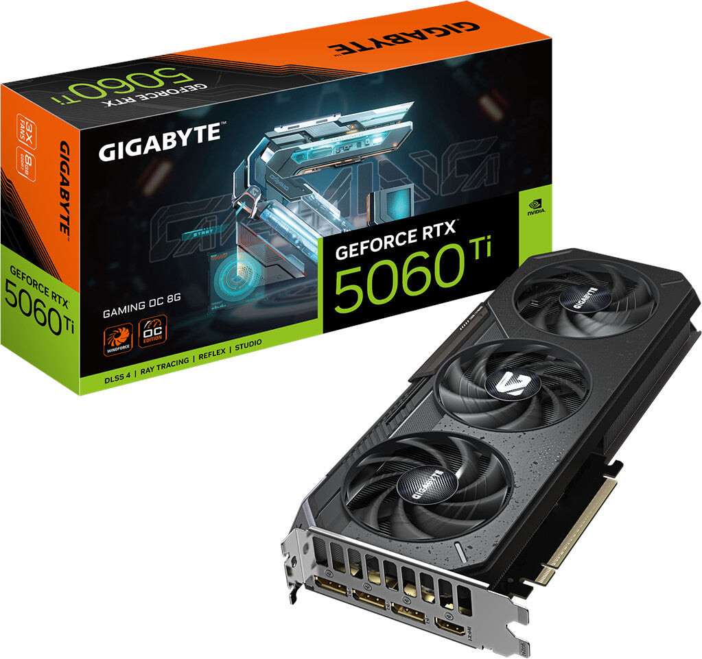 Carte graphique GIGABYTE GeForce RTX 5060 Ti GAMING OC 8GD HDMI/DP