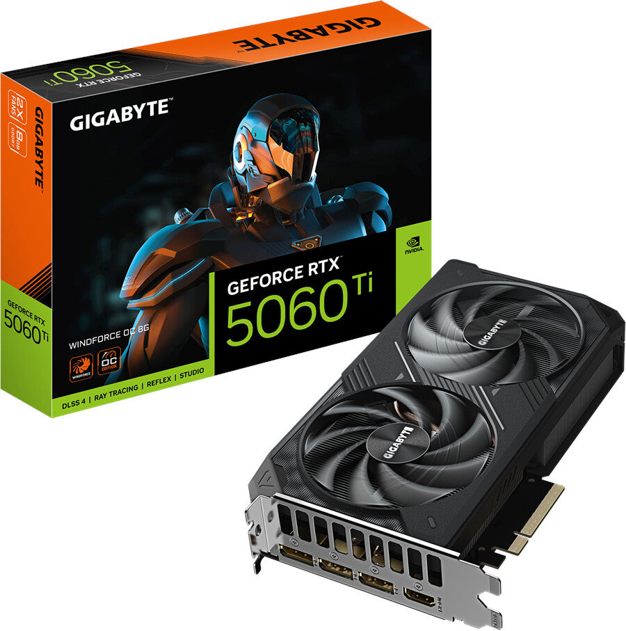 Carte graphique GIGABYTE GeForce RTX 5060 Ti WINDFORCE OC 8GD HDMI/DP