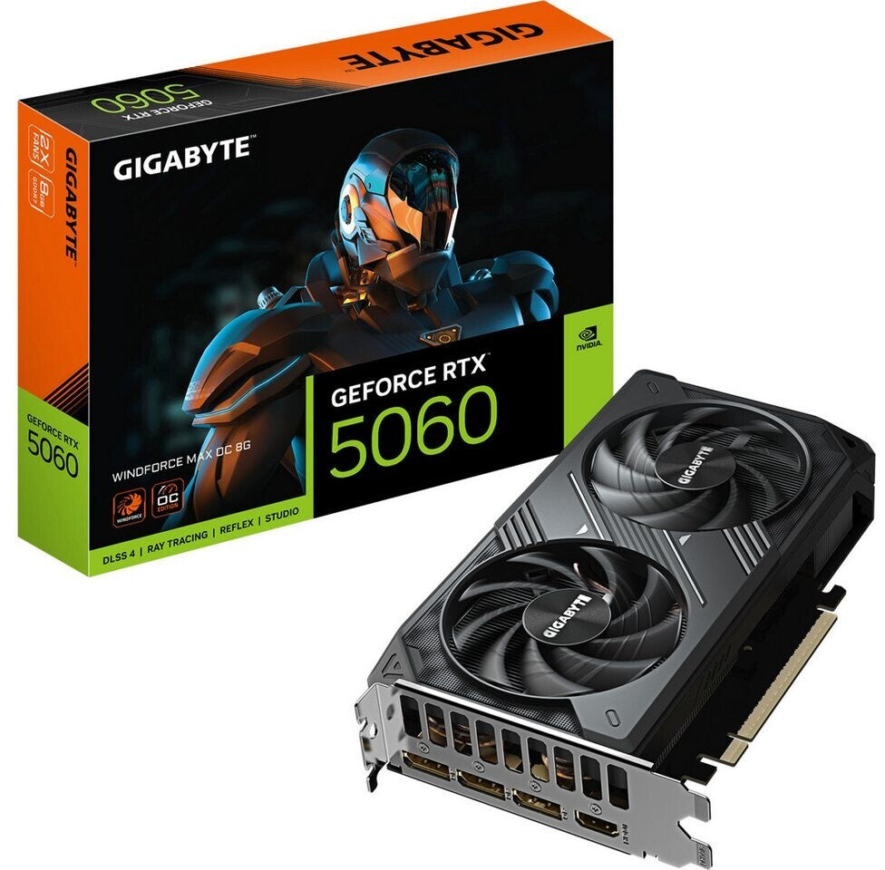 GIGABYTE GeForce RTX 5060 WINDFORCE MAX OC 8GB Graphics Card HDMI/DP