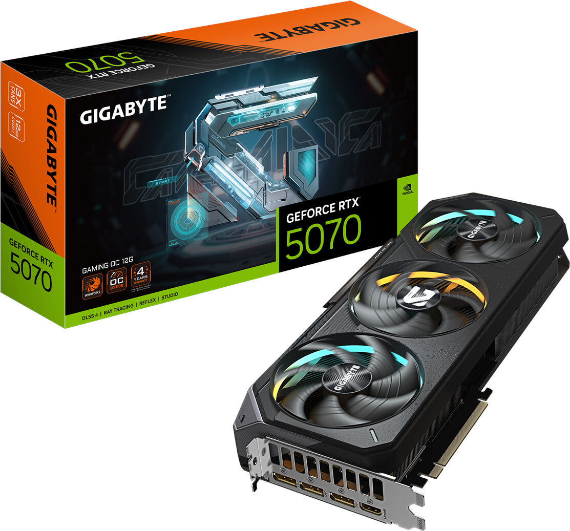 Carte graphique GIGABYTE GeForce RTX 5070 GAMING OC 12 Go HDMI/DP