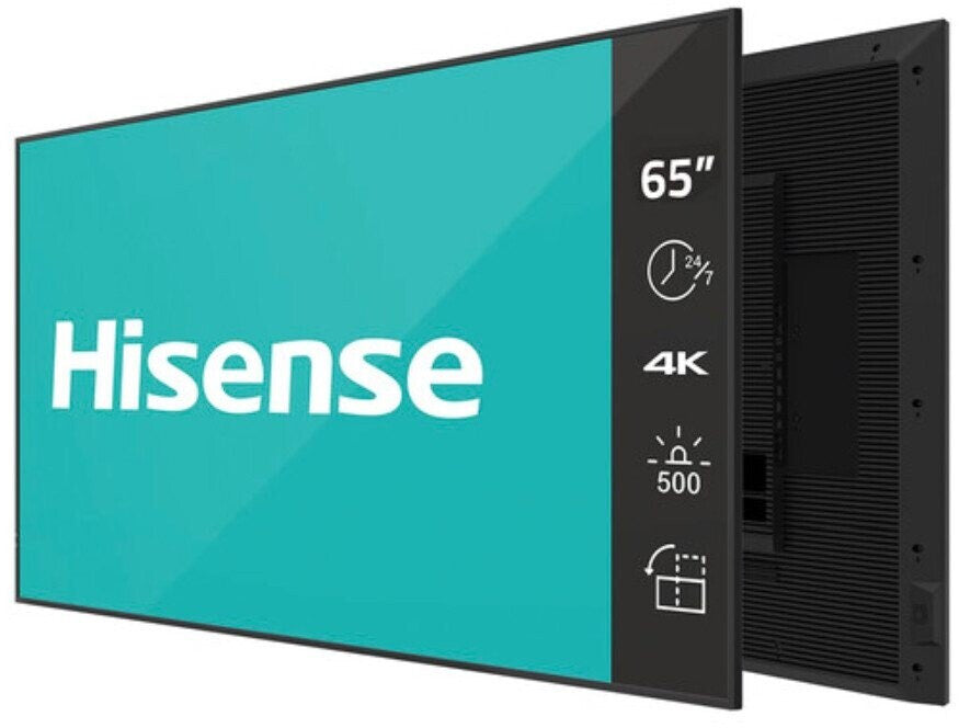Hisense 65DM66D display Digital Signage 4K 65" per utilizzo 24/7