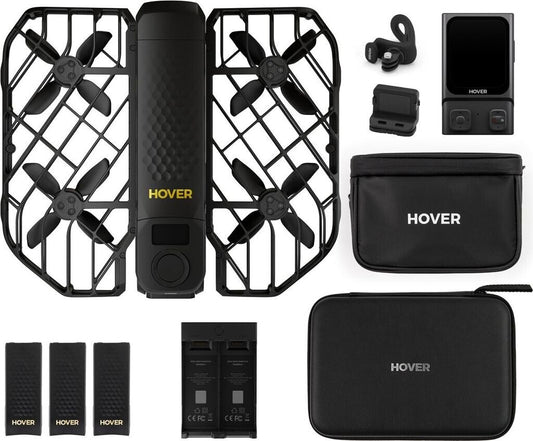 HOVERAir X1 PROMAX Camera Drone Ultimate Bike Set Black