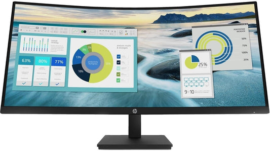 HP P34hc G4 86,4cm (34") WQHD Curved Monitor 21:9 HDMI/DP/USB-C HV LS KVM
