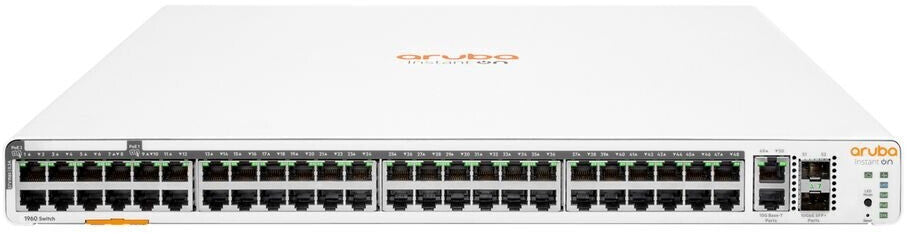 HPE Instant On 1960 48G 40p Class4 8p Class6 PoE 2XGT 2SFP+ 600W Switch