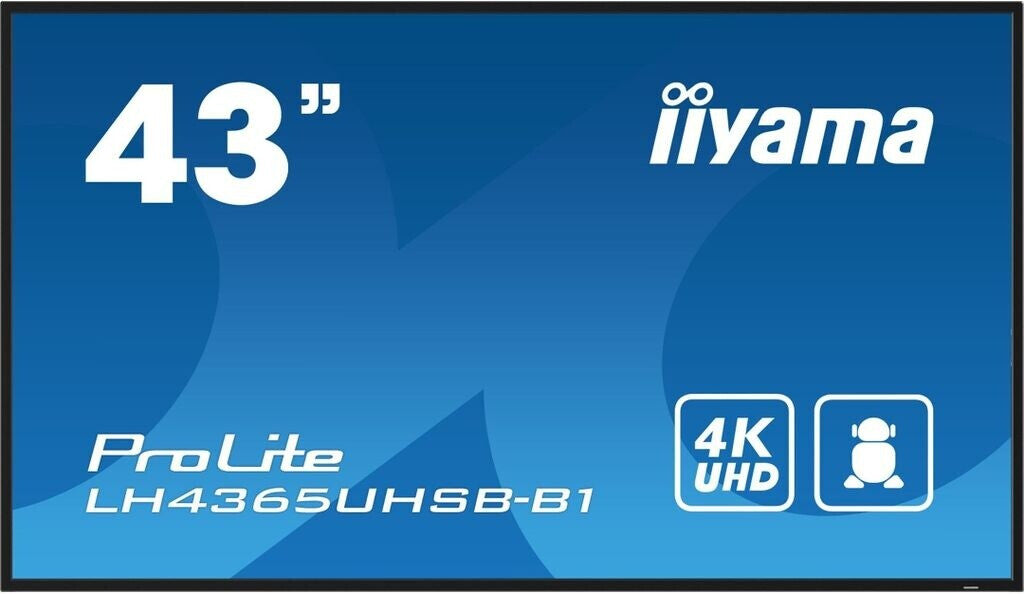 iiyama LH4365UHSB-B1, 43", Display