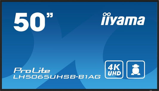 iiyama LH5065UHSB-B1AG, 50", Display