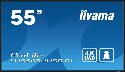 iiyama LH5565UHSB-B1, 55", Display