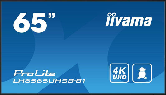 iiyama LH6565UHSB-B1, 65", Display