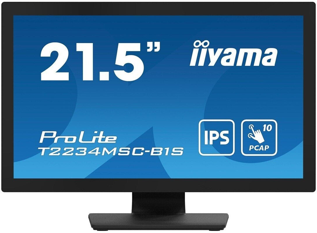 iiyama T2234MSC-B1S Moniteur IPS 22", 1920 x 1080 Full HD, 60 Hz, 8 ms