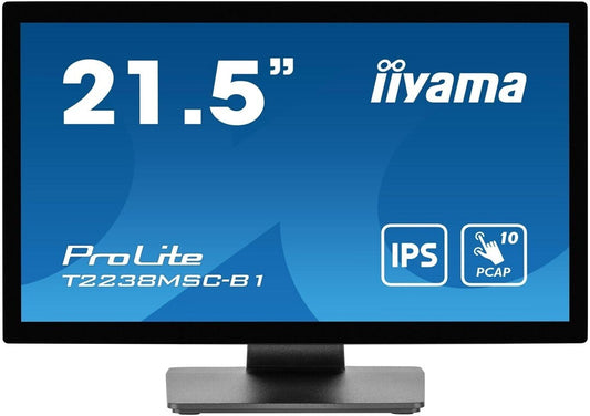 iiyama T2238MSC-B1 22" IPS Monitor, 1920 x 1080 Full HD, 83Hz, 5ms