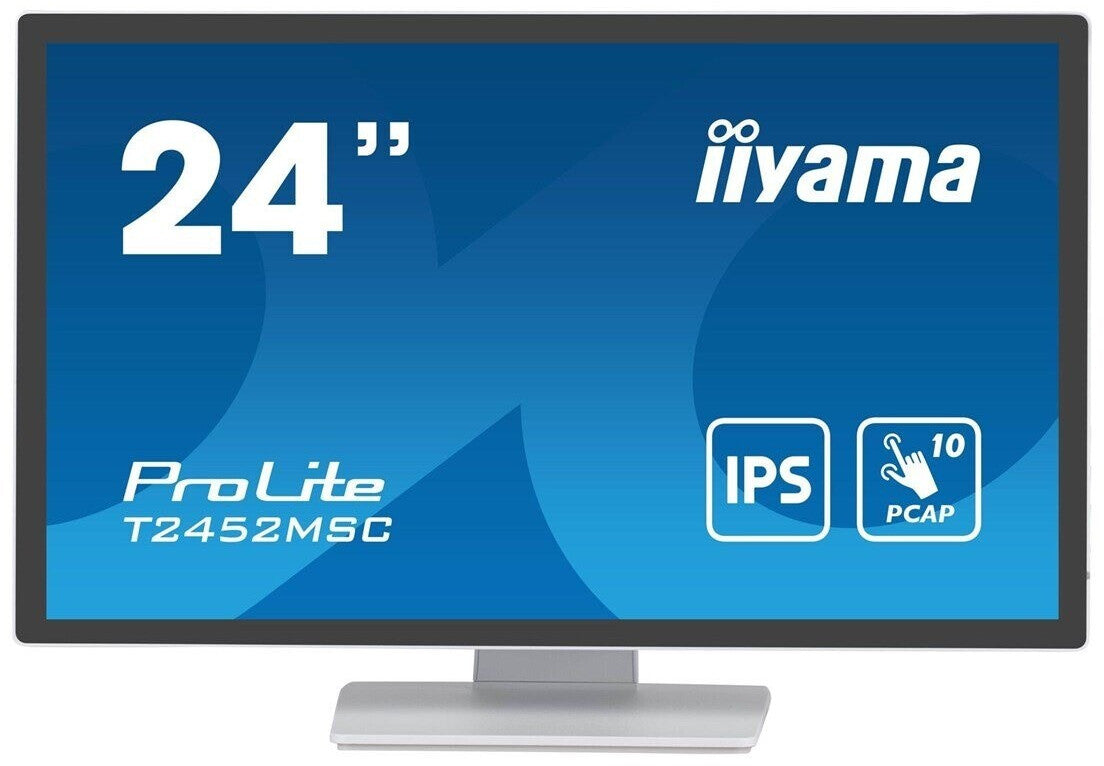iiyama T2452MSC-W1 24" IPS Monitor, 1920 x 1080 Full HD, 83Hz, 14ms