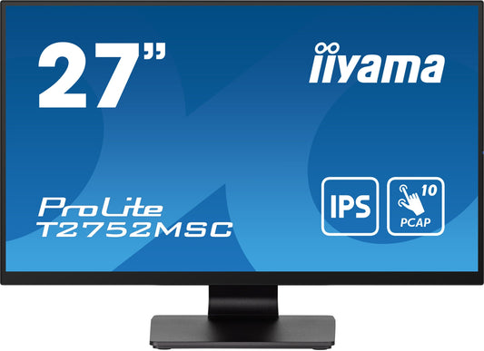 iiyama T2752MSC-B1 27" IPS Monitor, 1920 x 1080 Full HD, 100Hz, 5ms