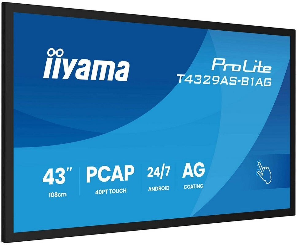 iiyama ProLite T4329AS-B1AG Écran PCAP interactif tout-en-un 43" pour les espaces de collaboration intelligents