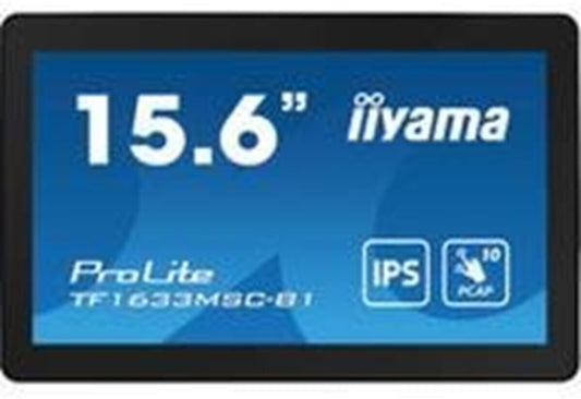 iiyama TF1633MSC-B1 16" IPS Monitor, 1920 x 1080 Full HD, 68Hz, 5ms