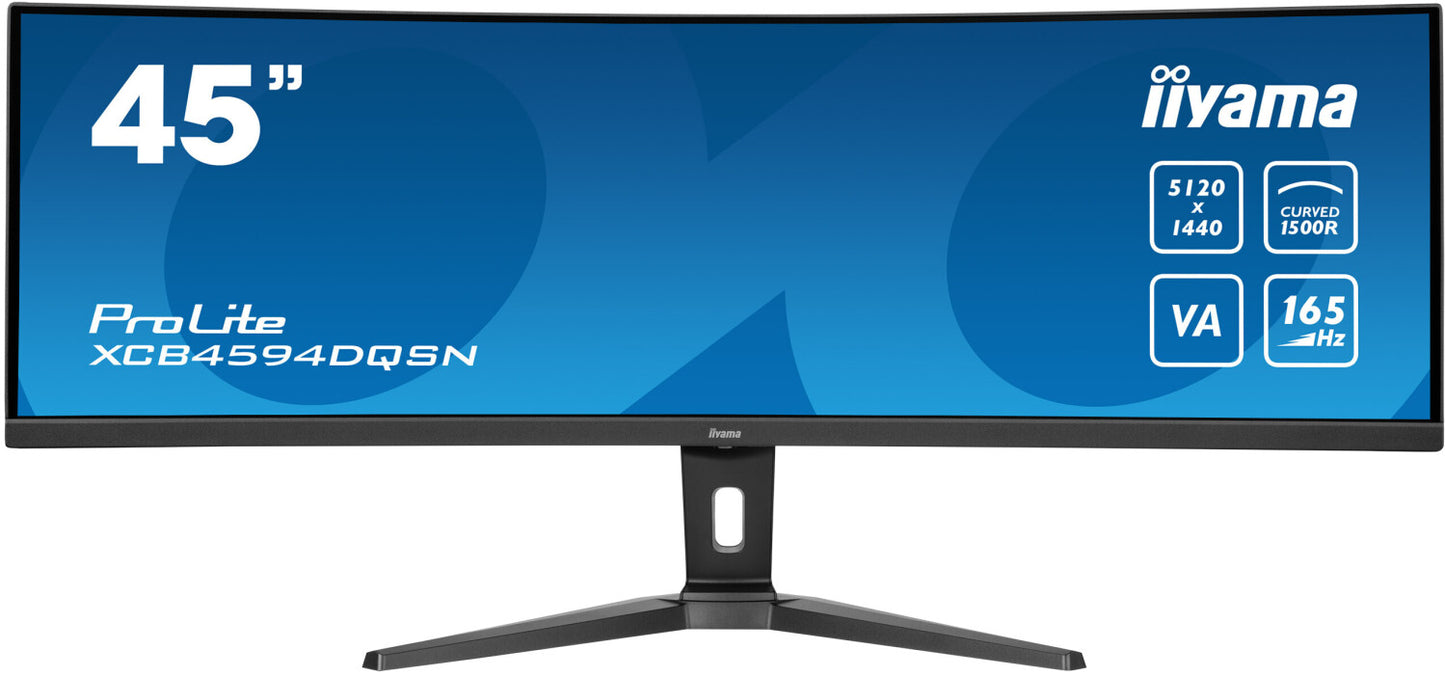iiyama XCB4594DQSN-B1 Moniteur VA 45", 5120 x 1440, 165 Hz, 1 ms