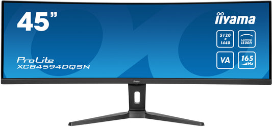 iiyama XCB4594DQSN-B1 Moniteur VA 45", 5120 x 1440, 165 Hz, 1 ms