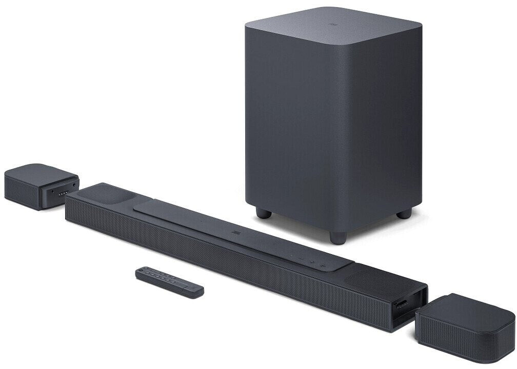 JBL Bar 800 5.1 2-Channel Surround Soundbar with Wireless Subwoofer, Black