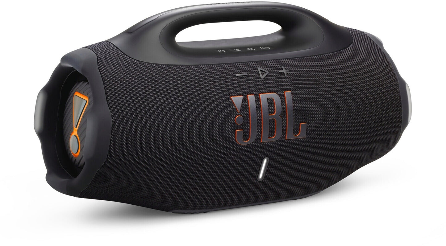 JBL Boombox4 Bluetooth speaker, black, splashproof IP67