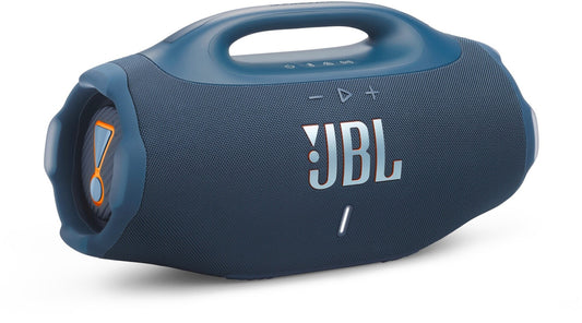 JBL Boombox4 Bluetooth speaker, blue, splashproof IP67