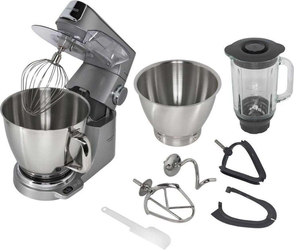 Kenwood KVL85.124SI Titanium Chef Baker XL Food Processor 1200W Silver