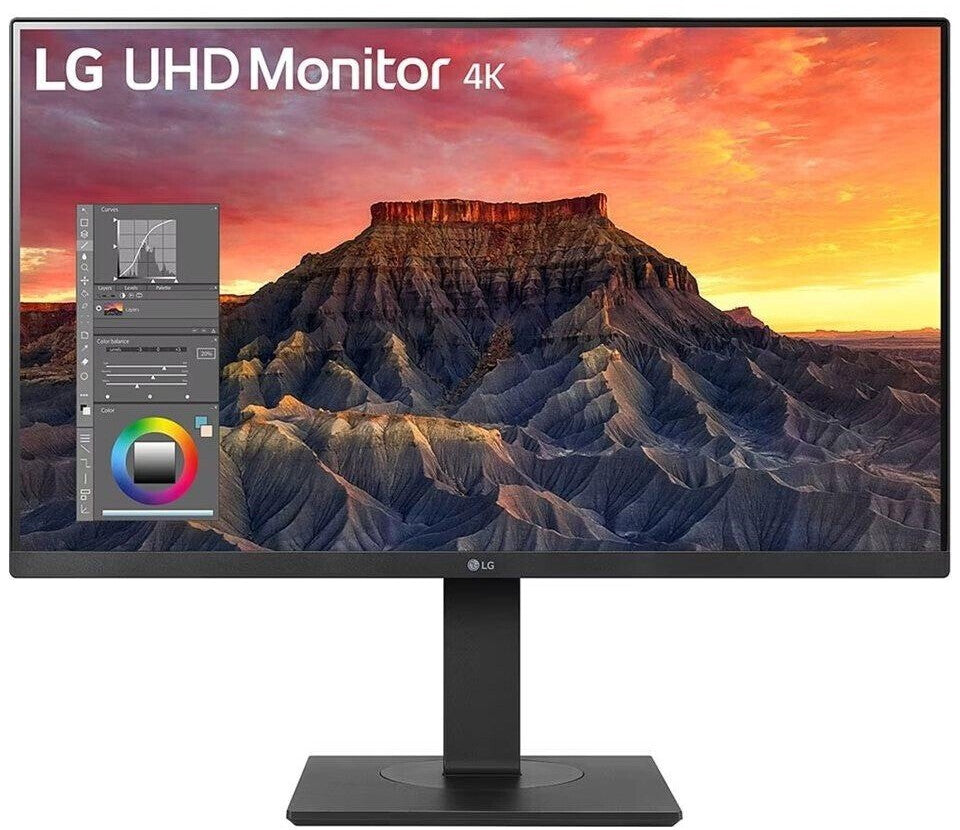 LG 27BQ65UB-B 27" IPS Monitor, 3840 x 2160 4K UHD, 60Hz, 5ms