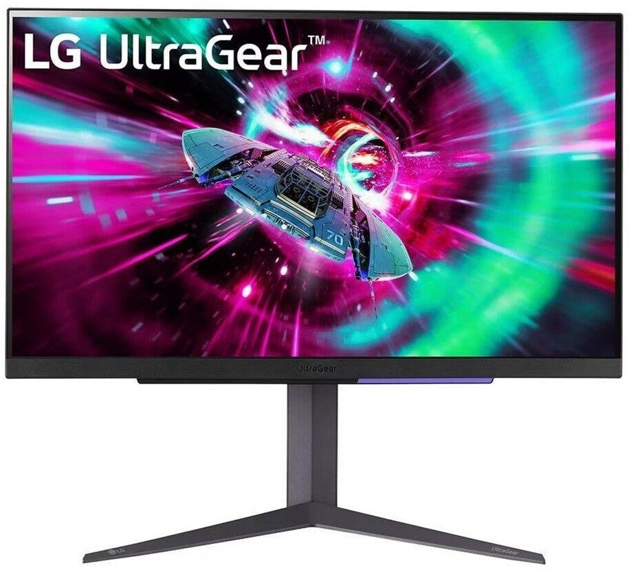 LG 27GR93U-B 27" IPS Monitor, 3840 x 2160 4K UHD, 144Hz, 1ms