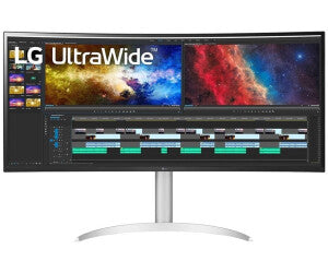 LG UltraWide 38BQ85C-W Curved Monitor 95,29cm (37,5 ") (QHD+, IPS, 5ms, HDMI, DisplayPort, USB-C, USB-Hub, RJ45)