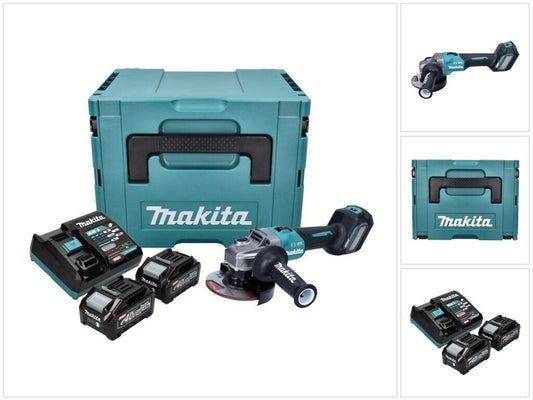 Makita GA023GM201 Meuleuse d'angle sans fil 125 mm Li-ion XGT 2x40V/4.0Ah