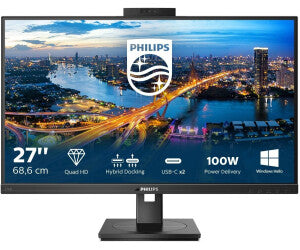 Philips 276B1JH Monitor 68,58 cm (27 ")(WQHD, IPS-Panel, DisplayPort, HDMI, USB-C Dockingstation, Webcam, Mikrofon)