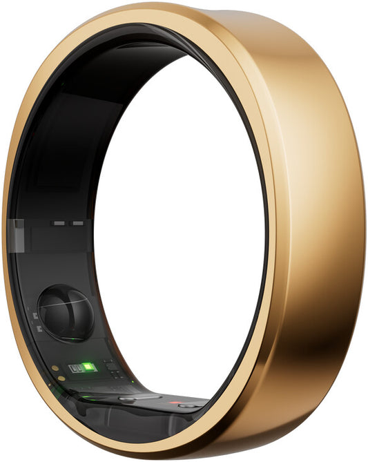RingConn Smart Ring Gen2 for women and men - Sleep and fitness tracking wearable - Heart rate - Rose gold, size 12